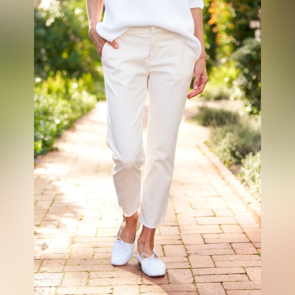 FRANK & EILEEN WICKLOW PANTS - CHALK